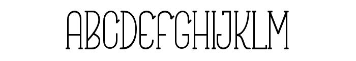 Paradelica-Regular Font UPPERCASE