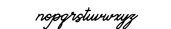 Paradise Gallaiso Italic Font LOWERCASE