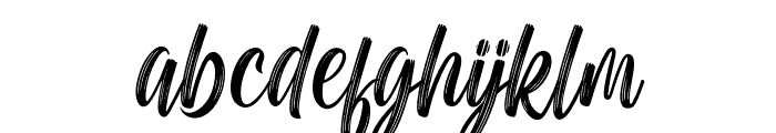 Paradise Silhouette Font LOWERCASE