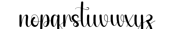 Paradise Summer Font LOWERCASE