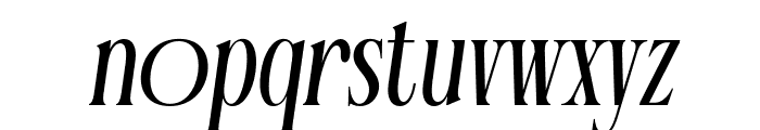 ParadiseSeashore-Italic Font LOWERCASE