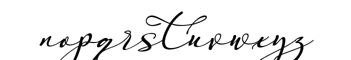 Parallove Italic Font LOWERCASE