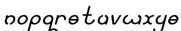 Paraoh Bold Italic Font LOWERCASE