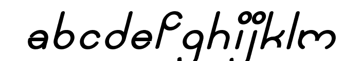 Paraoh-BoldItalic Font LOWERCASE