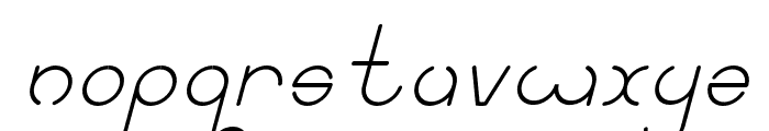 Paraoh-Italic Font LOWERCASE