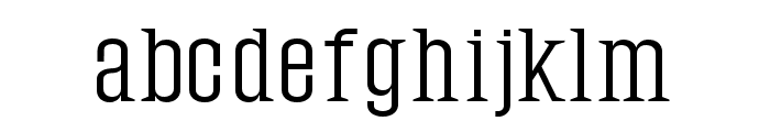 Parate regular Font LOWERCASE