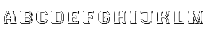 Paris Regular Font LOWERCASE