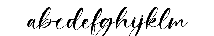 Paris Signature Font LOWERCASE