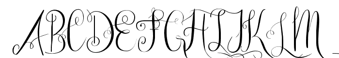 Paris in the Springtime style 1 Font UPPERCASE