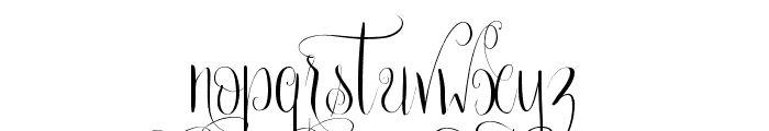 Paris in the Springtime style 1 Font LOWERCASE