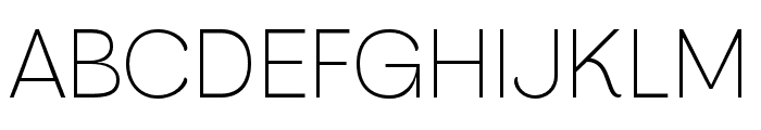 Parkin-Thin Font UPPERCASE