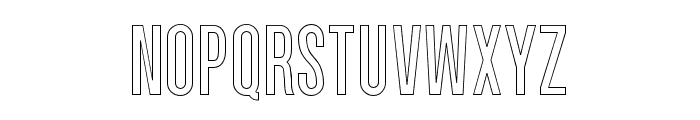 Parkson-OutlineSemiBold Font LOWERCASE