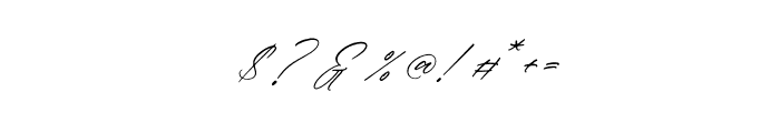Parmidass Elarista Italic Font OTHER CHARS
