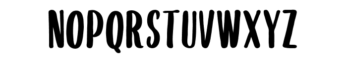 Part of Summer Font LOWERCASE