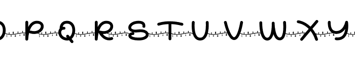 Partty Christmas Font UPPERCASE