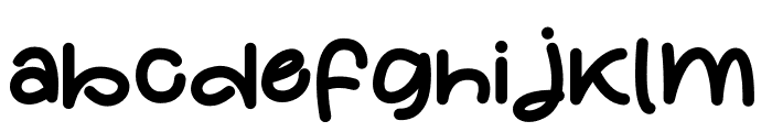 Partty Font LOWERCASE