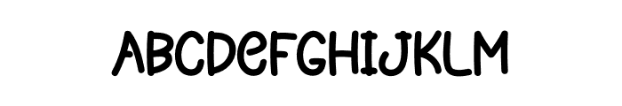 Party Grinch Font UPPERCASE