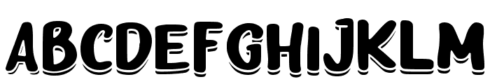 Party Winter Regular Font LOWERCASE