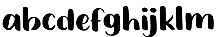 PartyBoyRegular Font LOWERCASE