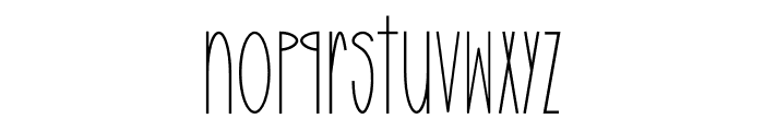 Partyzone Font LOWERCASE