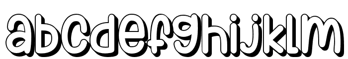 Pasefic Dream Shadow Font LOWERCASE