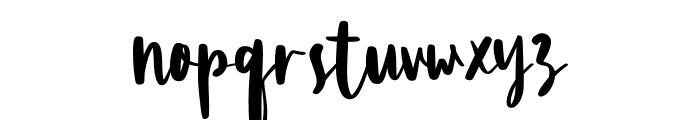 Passion Font LOWERCASE