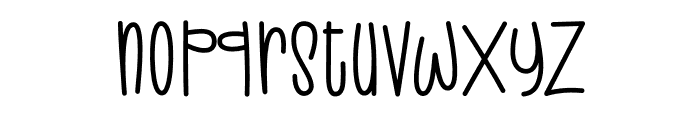 Pastel Rainbow Font LOWERCASE