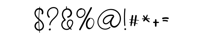 Pastella Autography Font OTHER CHARS