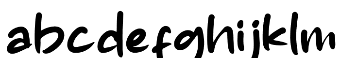 Pasthelo Font LOWERCASE