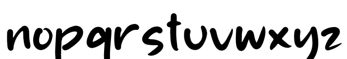 Pasthelo Font LOWERCASE