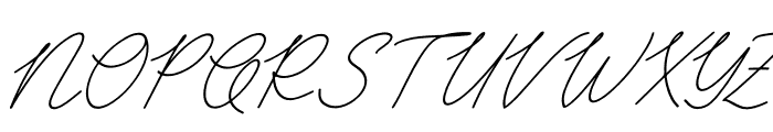 Pasttemy Italic Font UPPERCASE