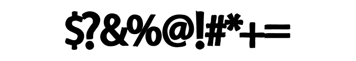 Patahola Bold Font OTHER CHARS