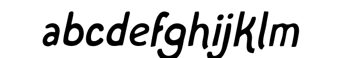 Patahola Thin Italic Font LOWERCASE