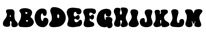 Patch Groovy Font LOWERCASE