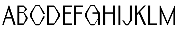 Patch regular Font UPPERCASE