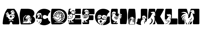 Patchikn Font UPPERCASE