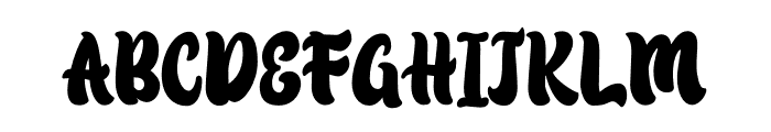 Patric Zihva Font UPPERCASE