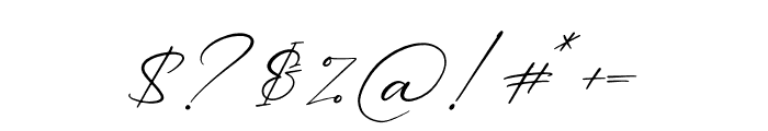 Patricia Signature Font OTHER CHARS