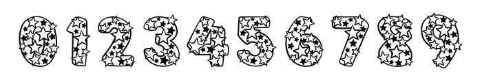 Patriotic Star Font OTHER CHARS