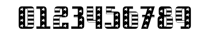 Patriotic USA Font OTHER CHARS