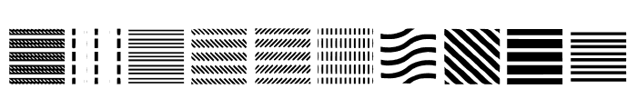 Patternd Squares Font OTHER CHARS