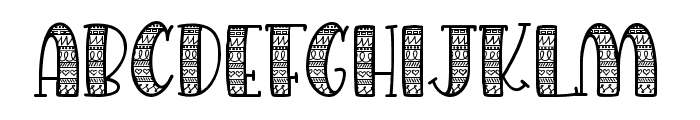 Patternistic Doodle Regular Font LOWERCASE