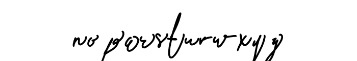 Patterson Alternate Stylistic Font LOWERCASE