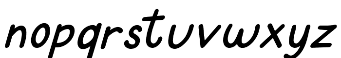 Pattia Italic Font LOWERCASE