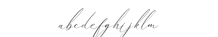 Pattricia Michella Italic Font LOWERCASE