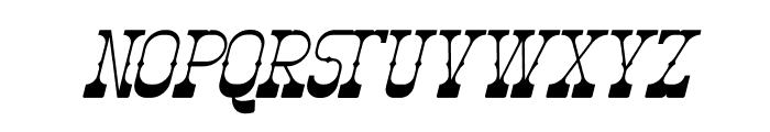 Patuoh Italic Font LOWERCASE