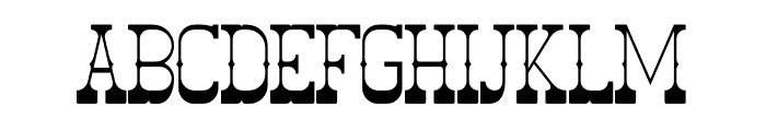 Patuoh Font UPPERCASE