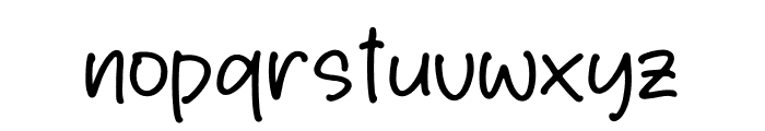 Patymora Notes Font LOWERCASE