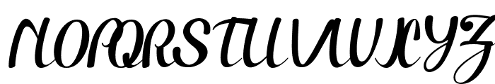 Paulo Pacito Italic Italic Font UPPERCASE