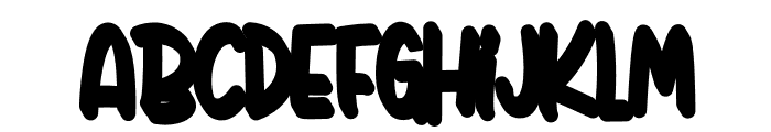 Paw Fighter Shadow Font UPPERCASE